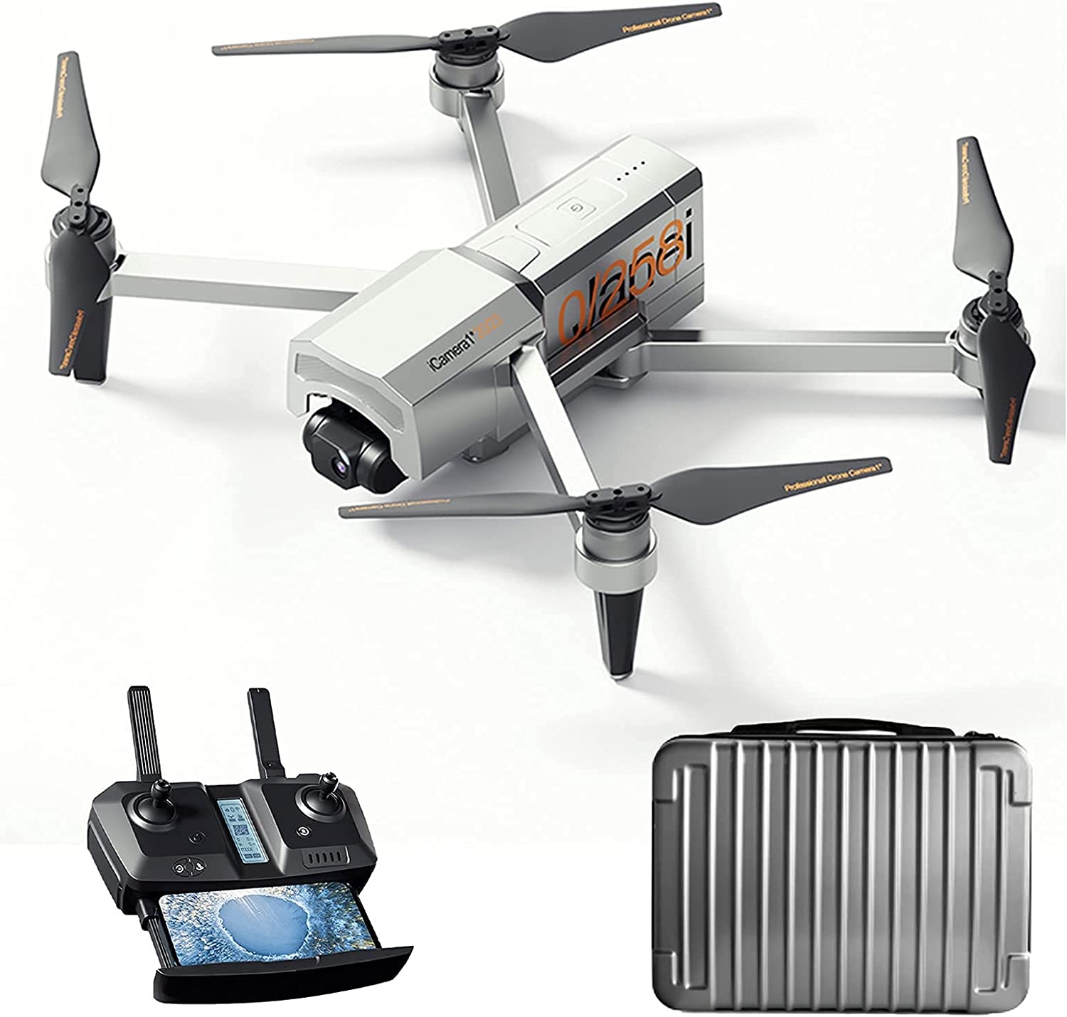 Drone BUBIDU com câmera 8K Drones mecânicos sem escova de dois eixos com cardan auto-estabilizador com longa resistência 5g wifi hd vídeo ao vivo rc quadcopter com retorno automáti