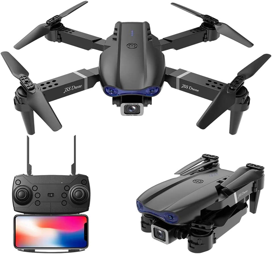 Drone Com Fluxo Óptico Dual Câmera 4K Drones De Quatro Eixos Automaticamente Ir Para Casa Siga-me Pressão De Ar Fixo Altura Dobrável Controle Remoto
