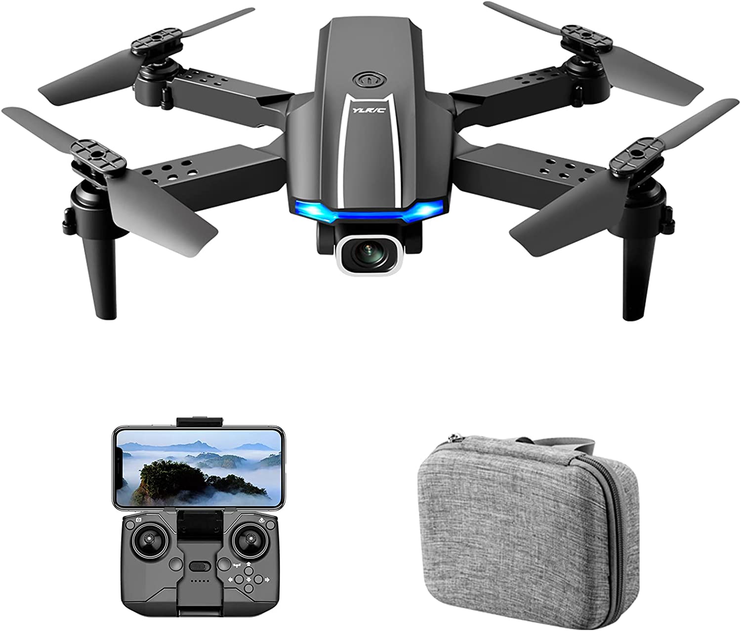 Mibee YLR/C S65 RC Drone com Câmera 4K Câmera Quadcopter RC com Trajetória de Função